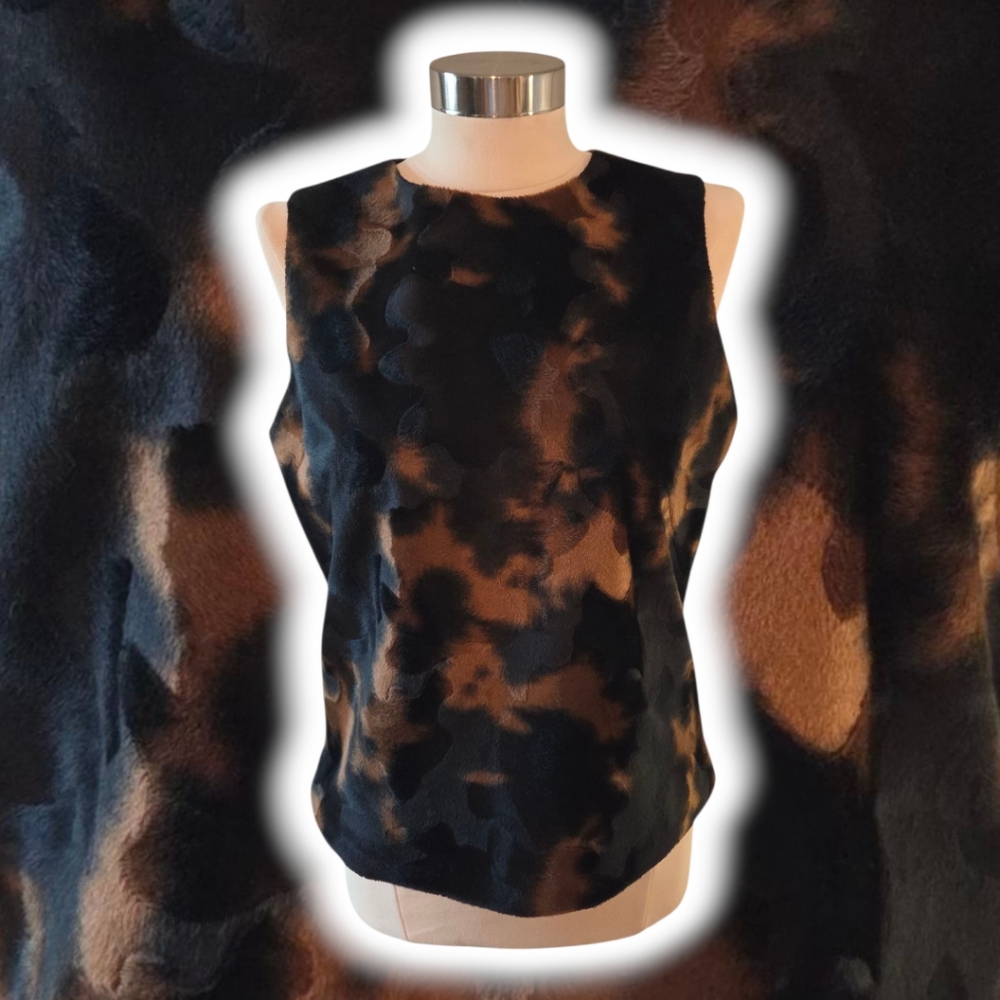 🌻Collection by Harve Benard Sleeveless Top - Black and Brown